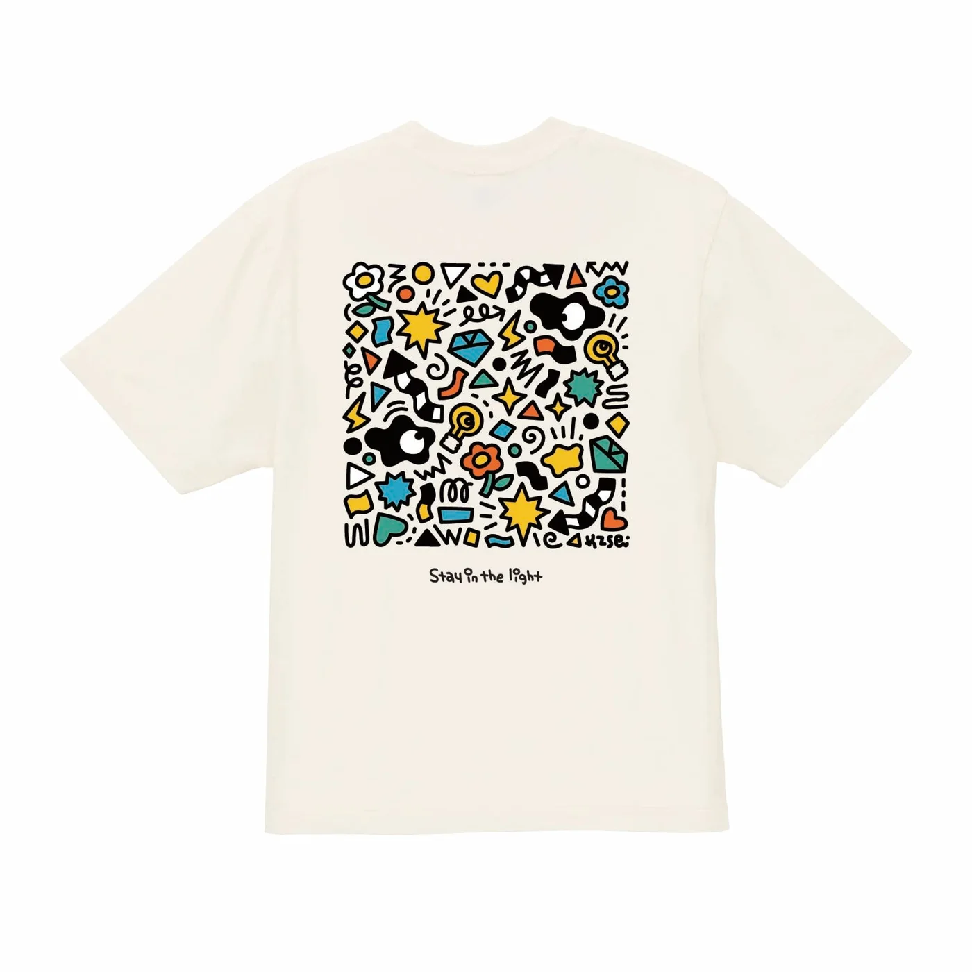 T-SHIRTS -stay in the light- WHITE 4