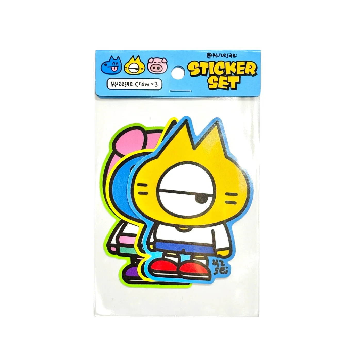 CHARACTER STICKER SET【3枚セット】