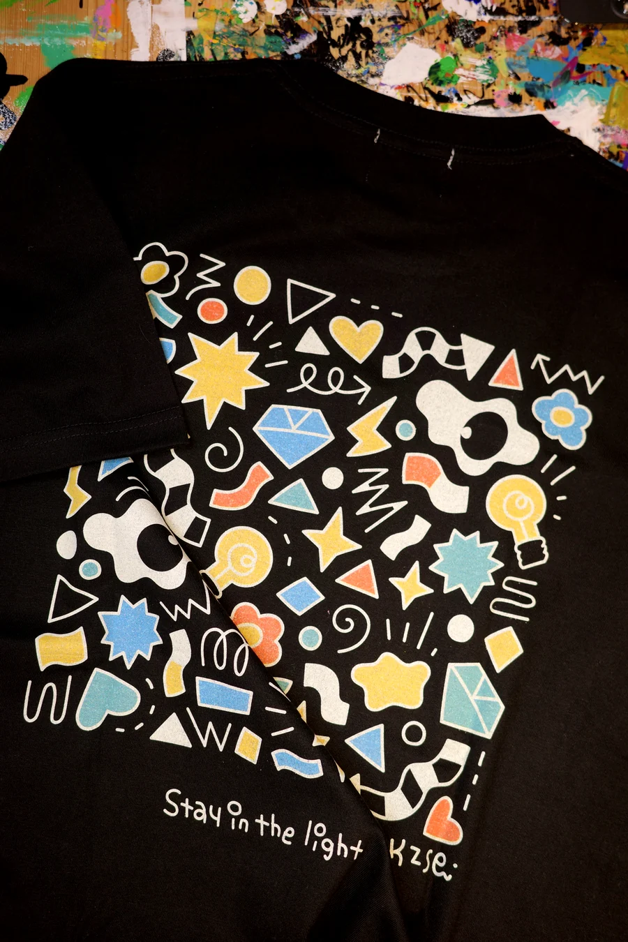T-SHIRTS -stay in the light- FULL COLOR / BLACK 3