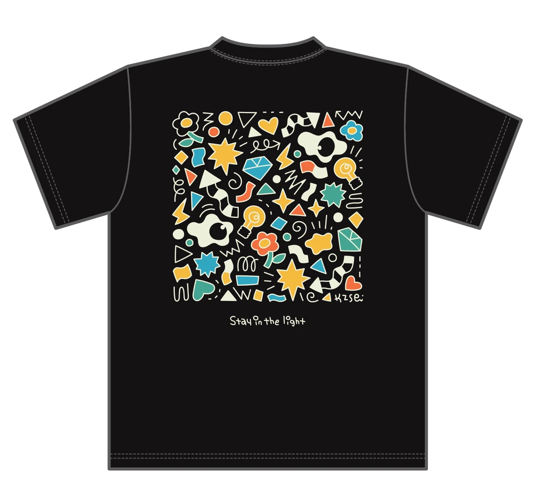 T-SHIRTS -stay in the light- FULL COLOR / BLACK